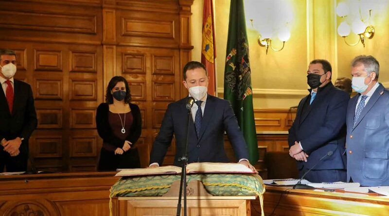 Carlos Velázquez toma posesión como diputado provincial en la Diputación de Toledo