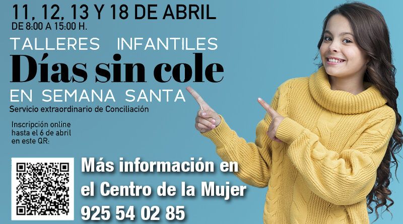 Talleres infantiles en Illescas por Semana Santa