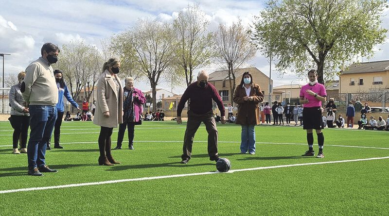 Inauguración campo de fútbol en el CEIP Fernando de Rojas de Seseña