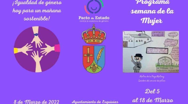 Esquivias celebra la Semana de la Mujer para reivindicar la Igualdad de Género