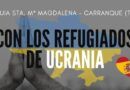 “Juntos con los refugiados de Ucrania”, iniciativa de Olga, vecina de Carranque, reune 28 palets de ayuda humanitaria