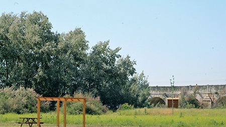 Paraje natural Soto de Jembleque con puente