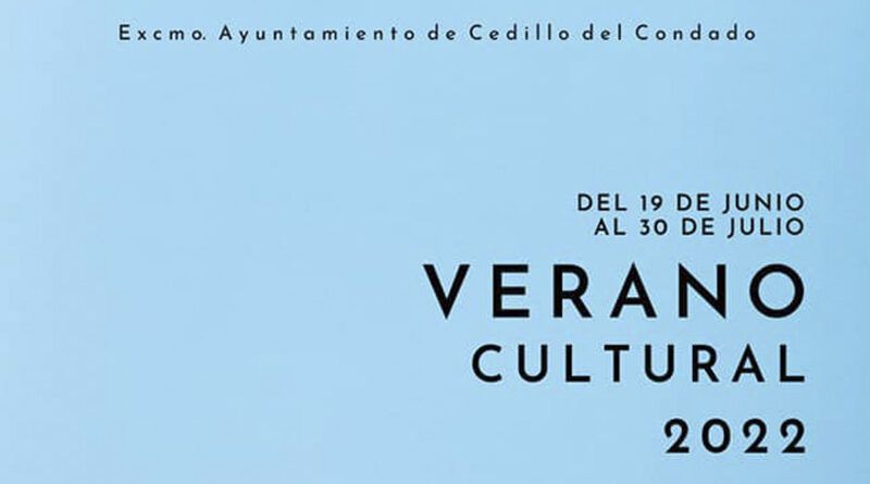 Cedillo programación verano cultural