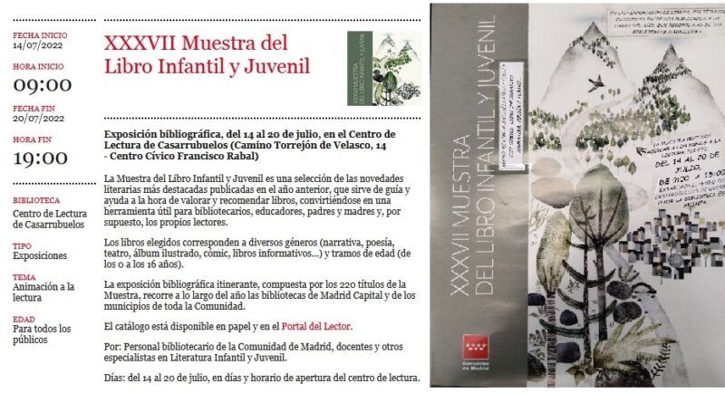 XXXVII Muestra del Libro Infantil y Juvenil en Casarrubuelos