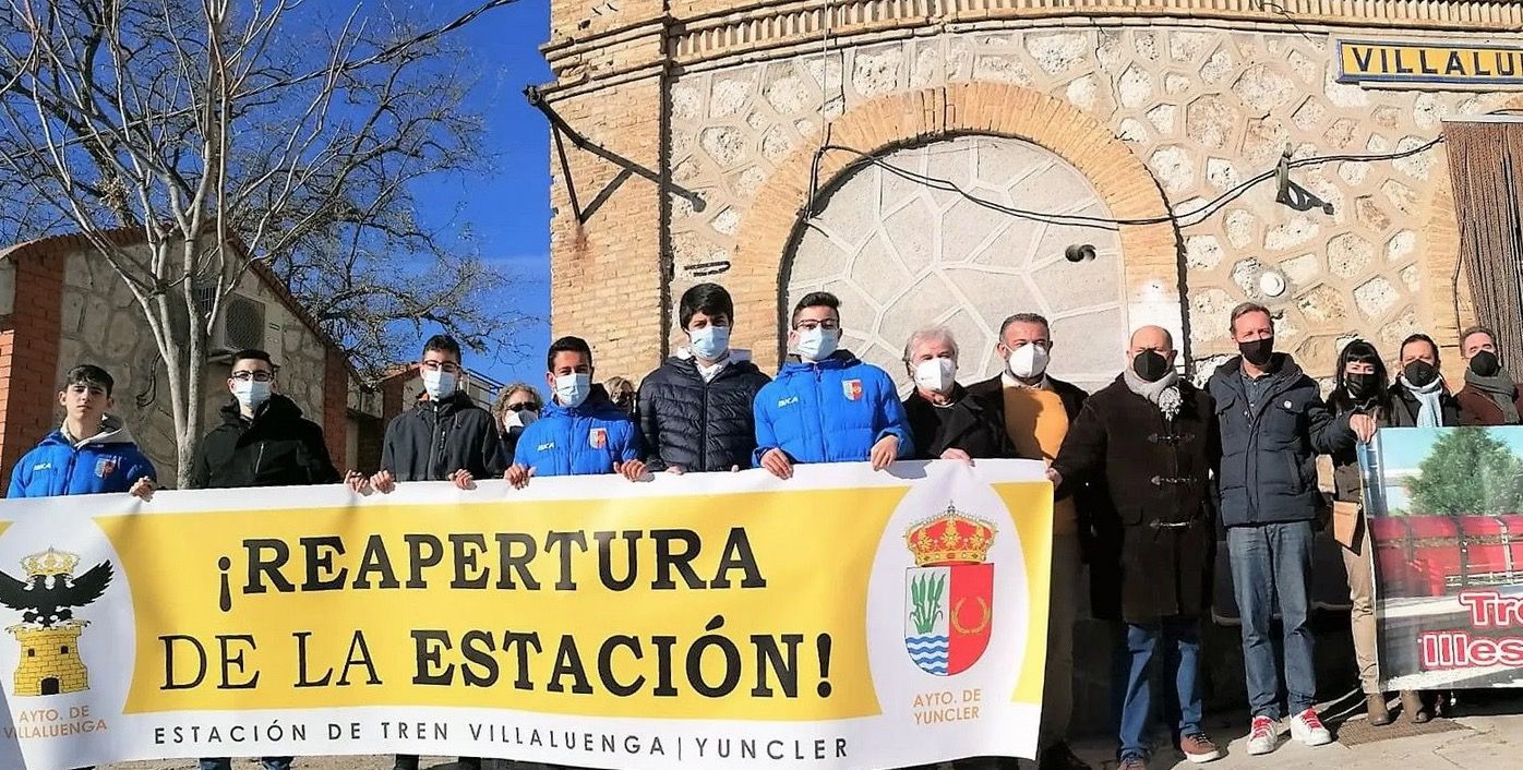 La Plataforma en Defensa del Ferrocarril de la Sagra retoma su campaña “Yo elijo tren”