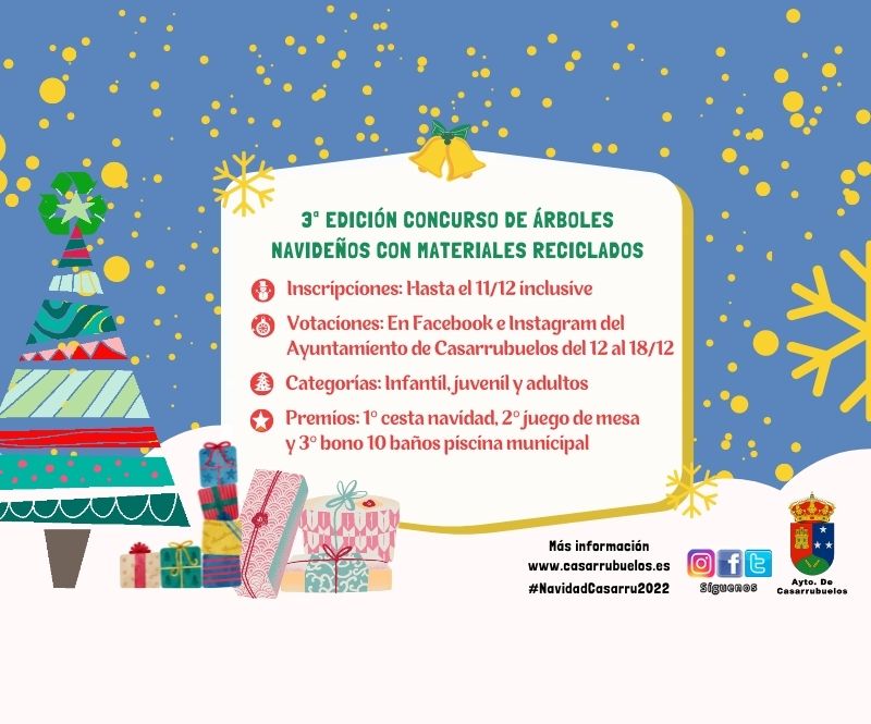 3er Concurso de Árboles Navideños con materiales reciclados