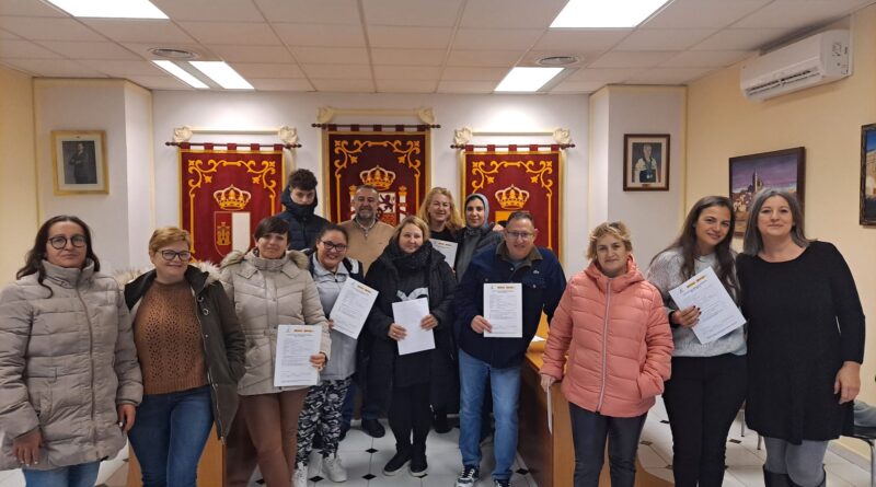 Alameda clausura el VIII curso de Actividades Auxiliares de Almacén