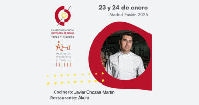 El chef Javier Chozas representará a la provincia de Toledo en el I Campeonato Oficial de España Tapas y Pinchos