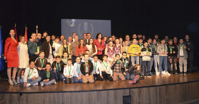 Premiados en la II gala del deporte de Yeles