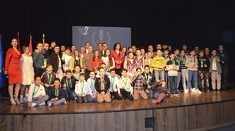 Premiados en la II gala del deporte de Yeles