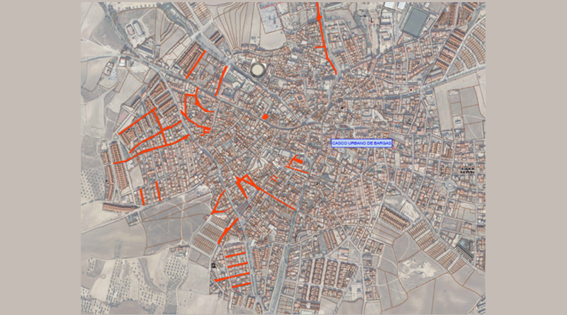 Bargas pavimenta más de 20 calles en la zona oeste