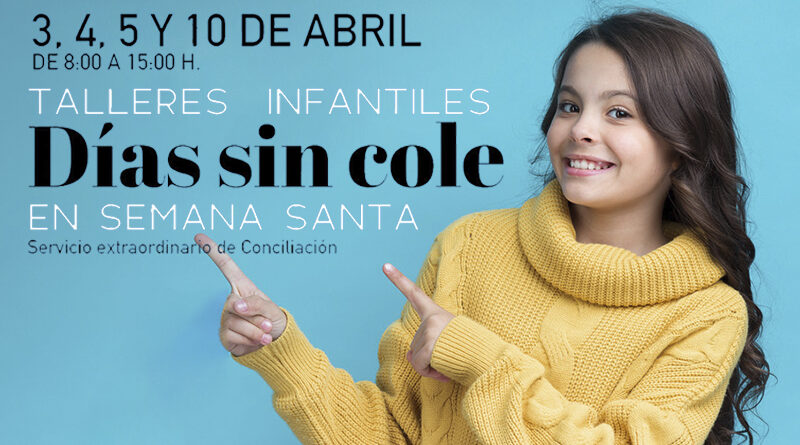 Cartel Días sin cole en Illescas