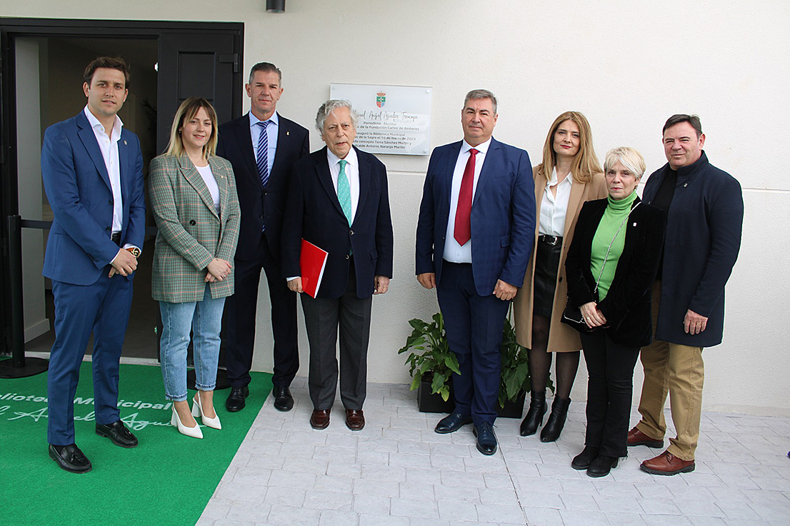 Inauguración biblioteca Miguel Angel Aguilar en Cubas de la Sagra