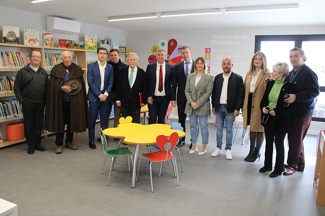 Inauguración biblioteca Miguel Angel Aguilar en Cubas de la Sagra