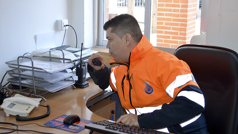 Jefe de protección Civil de Ugena Hablando