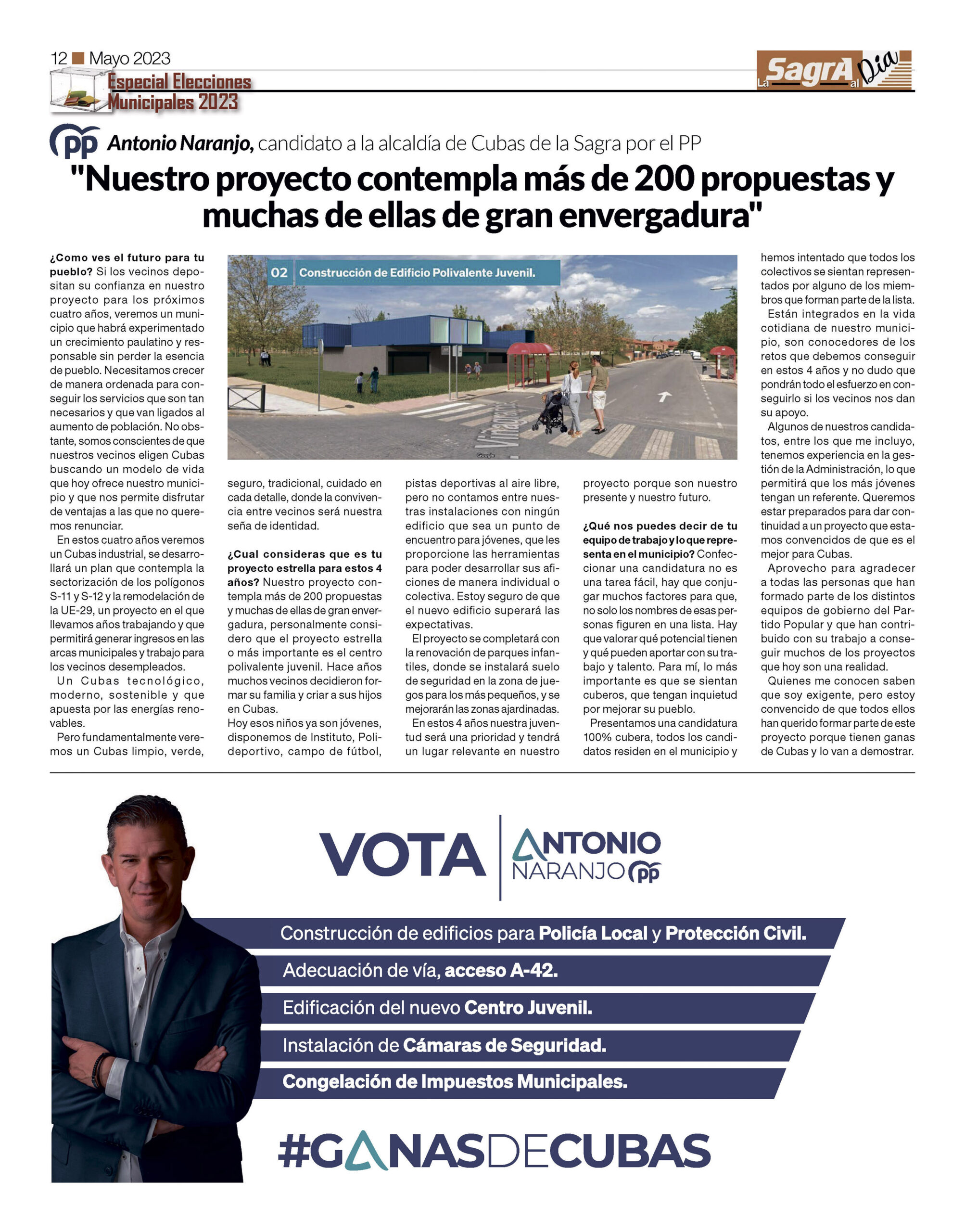 Candidatos a las elecciones municipales mayo 2023