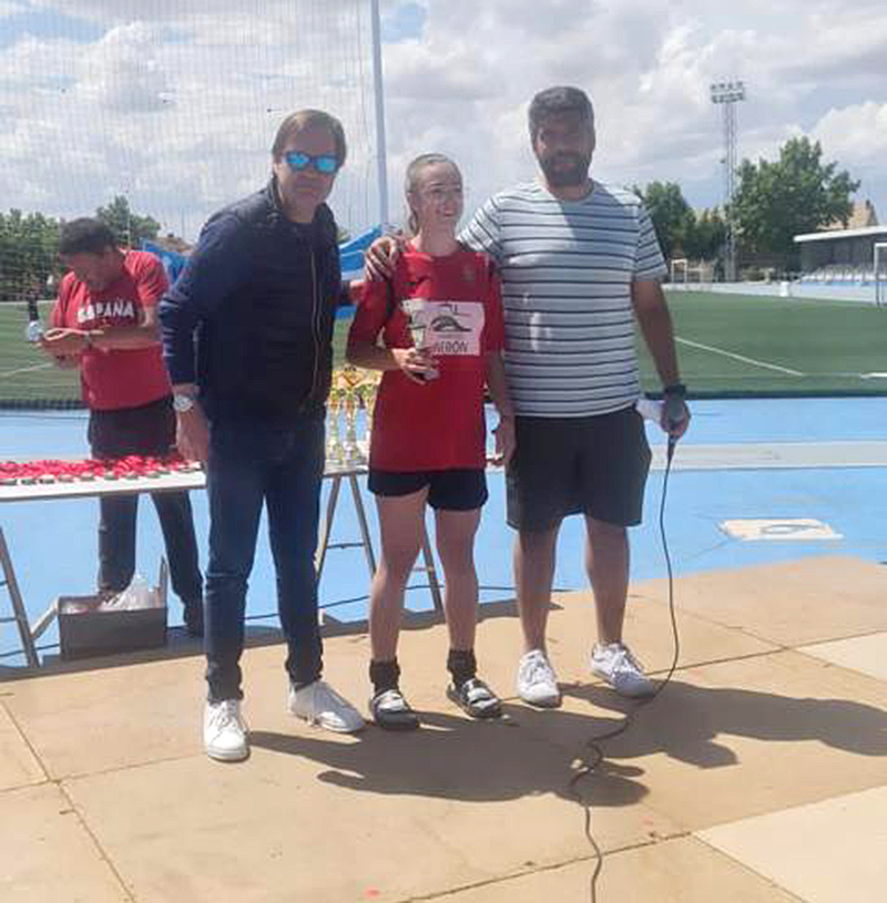 Andrea Medrano, del CD Añover, MVP damo de la liga ITV La Sagra