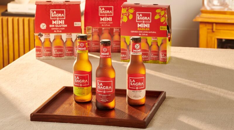 Cerveza LA SAGRA lanza su nuevo formato MINI en tres de sus referencias esenciales. LA SAGRA, LA SAGRA Radler y LA SAGRA Sin Gluten son las tres referencias esenciales que se podrán disfrutar en este nuevo formato.