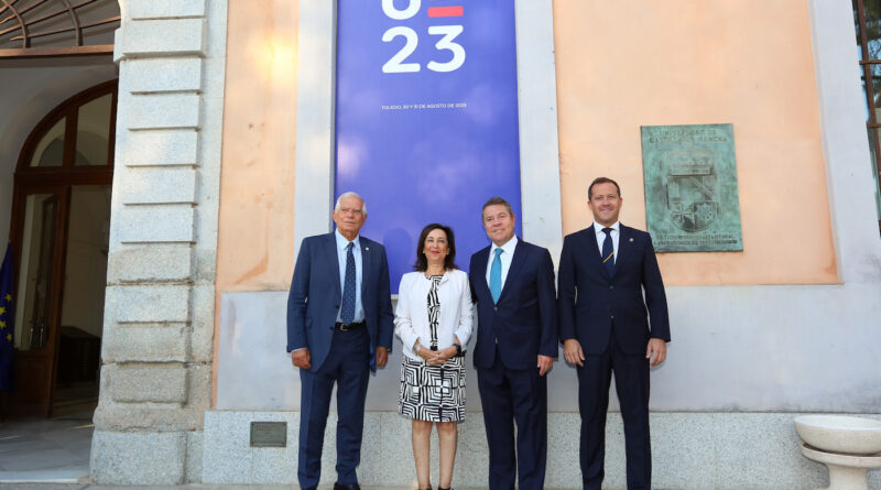 Toledo acoge la Reunión Informal de ministros de Defensa de la Unión Europea los días 29, 30 y 31 de agosto.