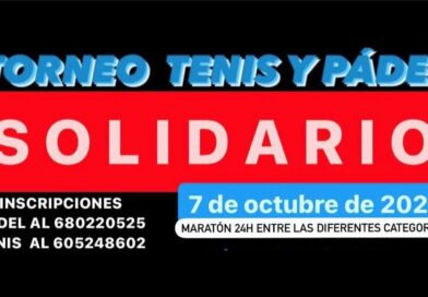 Torneo benéfico en Yuncler a favor de los damnificados por la DANA. Yuncler fue uno de los municipos sagreños afectados gravemente por la DANA del 3 de septiembre.