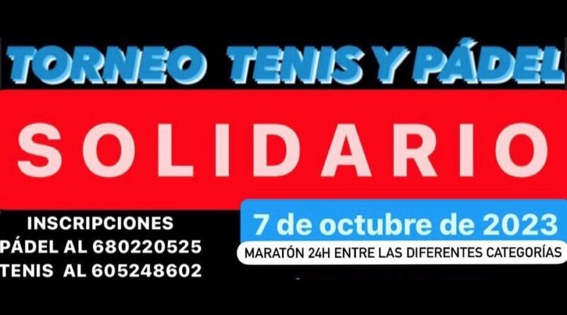 Torneo benéfico en Yuncler a favor de los damnificados por la DANA. Yuncler fue uno de los municipos sagreños afectados gravemente por la DANA del 3 de septiembre.