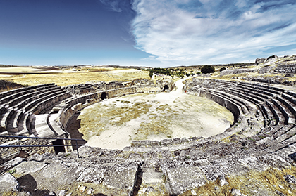 Teatro Romano de Segóbriga en Cuenca