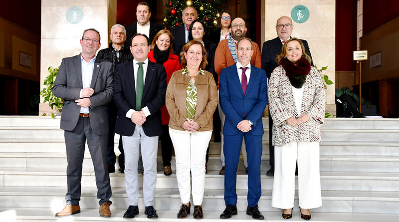 El Equipo de Gobierno tras el Pleno de la Diputación