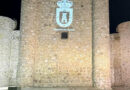 Castillo de Torrejón de Velasco Iluminación escudo