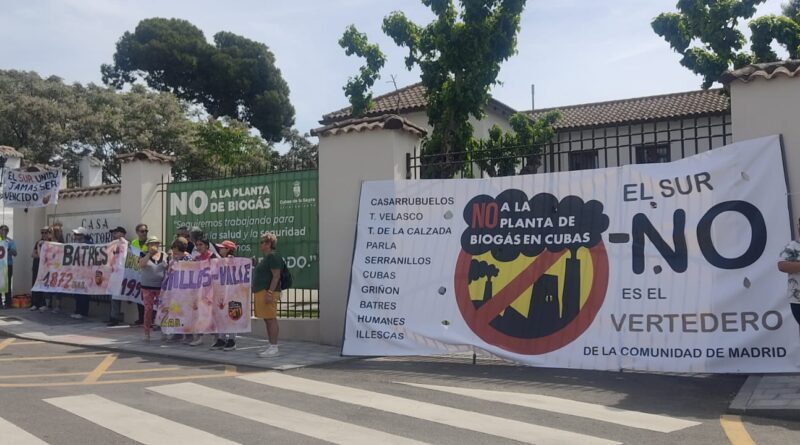 cubas no a la planta de biogas