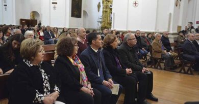 anda Sinfónica Municipal de Madridejos actuando en el Certamen de Bandas de Música de Semana Santa de Toledo.