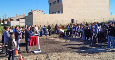 Primera piedra de la nueva piscina municipal de Cobeja