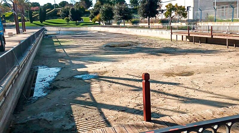 Limpieza Lago Parque María Audena