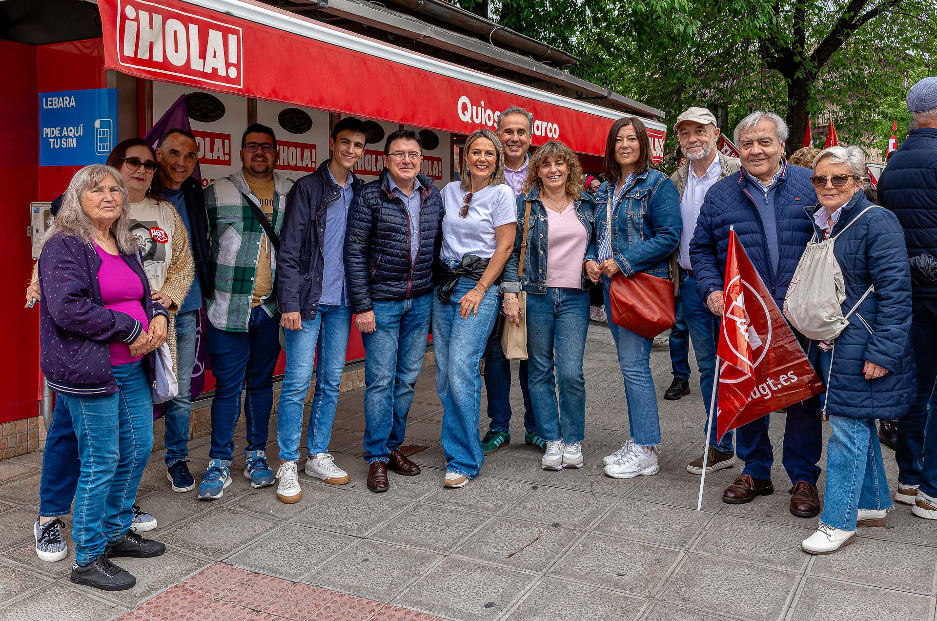 Manifestación del primero de mayo en Toledo