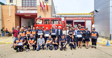Protección Civil de Illescas celebra 35 años de servicio. Reconocimiento a voluntarios y colaboración de agrupaciones de La Sagra.