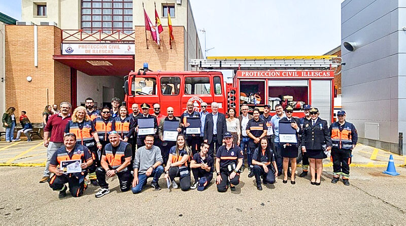 Protección Civil de Illescas celebra 35 años de servicio. Reconocimiento a voluntarios y colaboración de agrupaciones de La Sagra.