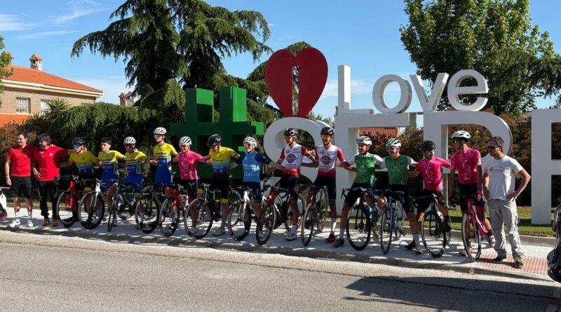 Serranillos acoge la jornada de entrenamiento de la preselección madrileña cadete de ciclismo