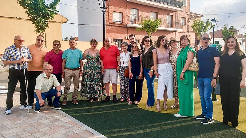 Inauguración del Parque Maestro Marino en Añover