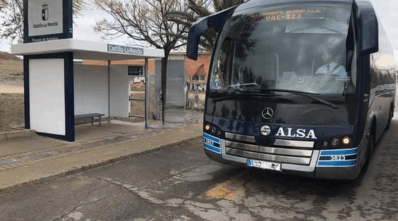 parada bus ALSA Yuncler y Villaluenga