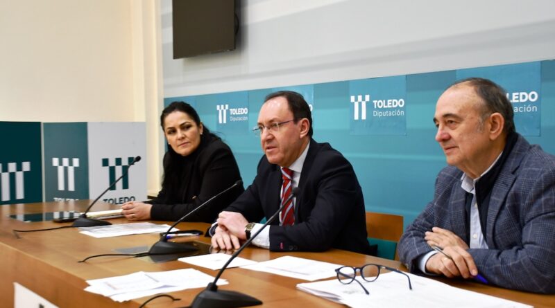 La Diputación de Toledo dará 6 millones de euros a los ayuntamientos para proyectos de sostenibilidad y mejora de servicios públicos
