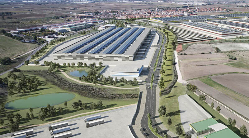 Render 3D del Ergon Logistic Park A-42 en Torrejón de Velasco
