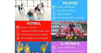 El Viso de San Juan abre la inscripción para las Actividades Deportivas 2025/26