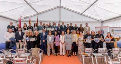 Acto de entrega de medallas y reconocimientos de Protección Civil Seseña durante su XXII aniversario