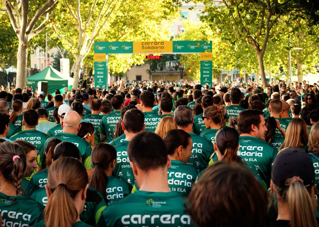 La Carrera Contra la ELA de Fundación Eurocaja Rural marca récords de participación y recaudación