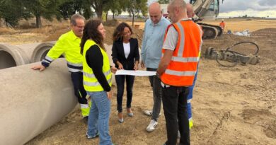Olías avanza en la mejora de su red de saneamiento con las obras del nuevo colector del camino del Híjar.