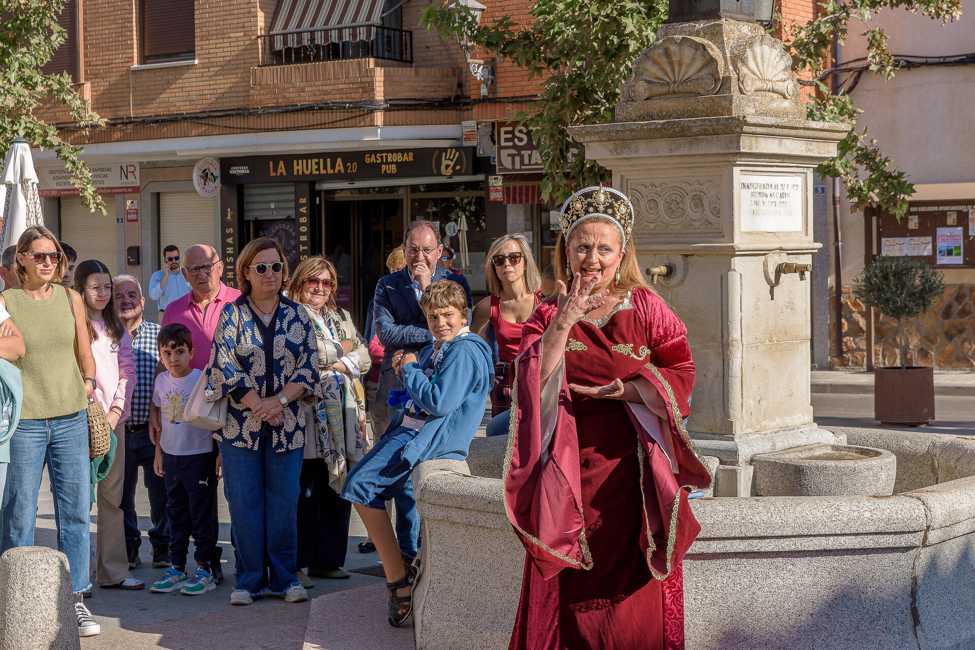 Visita de la diputación - Castillo de Polán