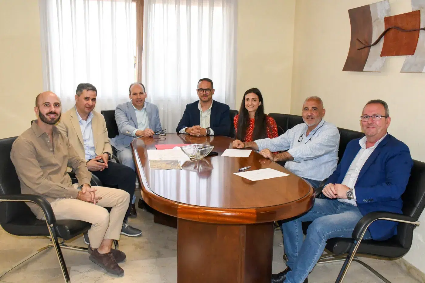 Firma del acta de cesión del colector municipal de Numancia de la Sagra entre administraciones (1) Firma del acta de cesión del colector municipal de Numancia de la Sagra entre administraciones (1)