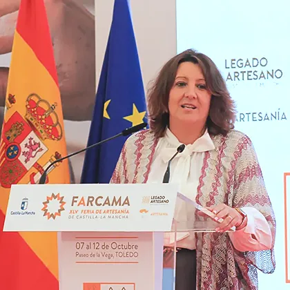 Patricia Franco en la inauguración de Farcama 2026 Patricia Franco en la inauguración de Farcama 2026