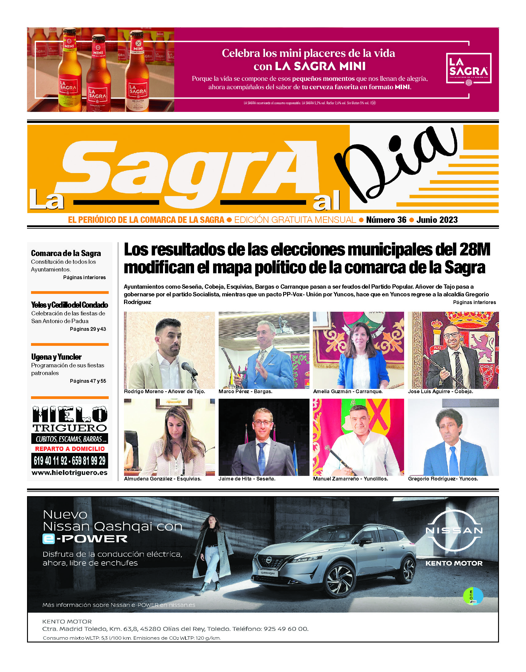 Ejemplar impreso de La Sagra Al Día número 36